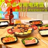 Iwatani barbecue plate 316 electric grill, sausage grilling machine, outdoor fish grilling plate, tea roasting by the fire, teppanyaki grilling plate details Picture